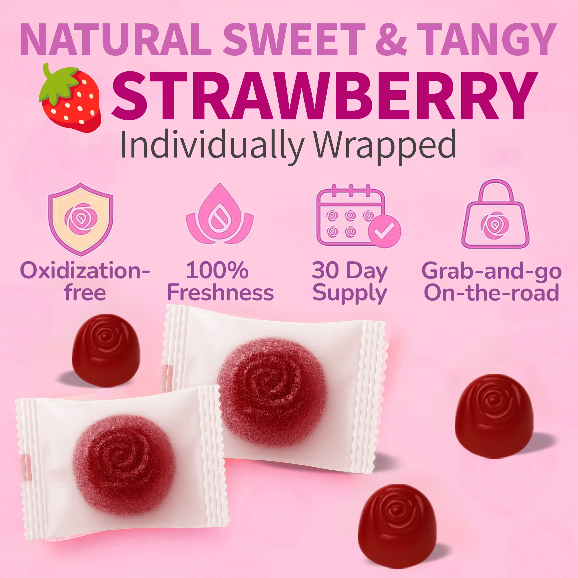 Flora12 3D Probiotic Vaginal Gummies - 8 Billion CFUs - Vegan