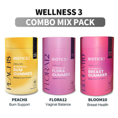 Biotics2 Holistic Wellness 3 Pack - Bloom10, Peach8, Flora12